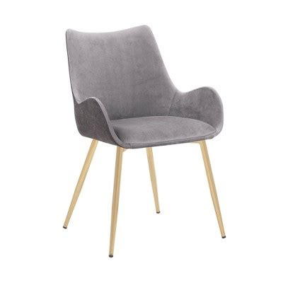 Avery Fabric/Metal Dining Room Chair 